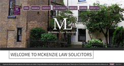 Desktop Screenshot of mckenzielaw.co.uk